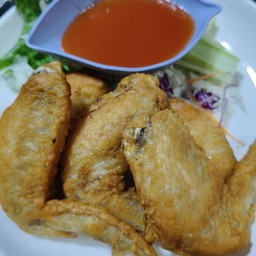 ปีกกลางไก่ทอด