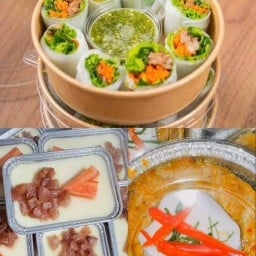 ไข่ตุ๋น & ห่อหมกปลา อาหารเช้า หาดใหญ่