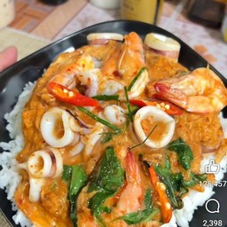 ข้าวไข่เจียวห่อหมกทะเล