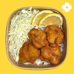 ข้าวหน้าไก่คาราอะเกะ