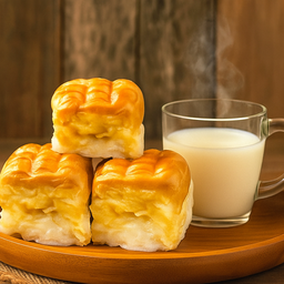 Set เนยนม 3 ลูก+นมสดร้อน