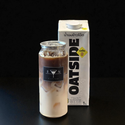 ลาเต้โอ๊ตมิลล์ 400ml (No Ice)