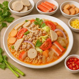 ยำ อาหารตามสั่ง ลำลูกกา