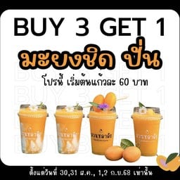 มะยงชิดปั่น S แก้วเล็ก โปร! 3 แถม 1❣️