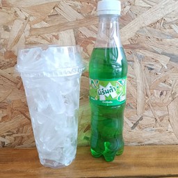 มิรินด้าน้ำเขียว+น้ำแข็ง