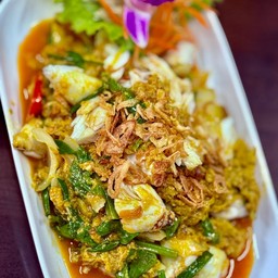 ปูก้อนผัดผงกระหรี่