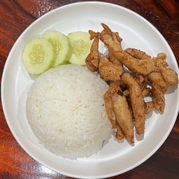 ข้าวไก่ทอดแดดเดียว