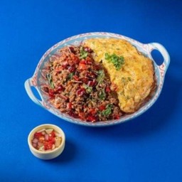 เนื้อสับ (ราคานี้ไม่รวมไข่)