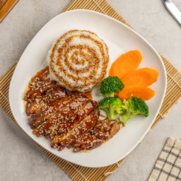 ข้าวไก่ย่างเทอริยากิ / Teriyaki Chicken with Rice