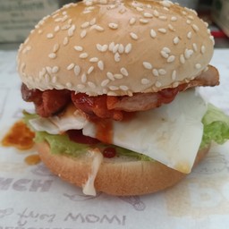 เบอร์เกอร์ ไก่สไปซี่ ชีส