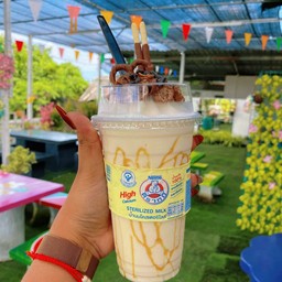 นมหมีปั่นคาราเมลซิกเนเจอร์