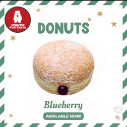 โดนัทบลูเบอร์รี่ไอซิ่งBlueberry Icing Donuts