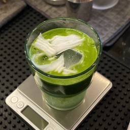 Matcha coconut juice