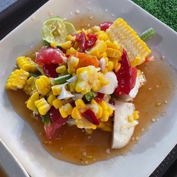 ตำข้าวโพดไข่เค็ม