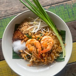 ผักไทกุ้งสด(เส้นจันท์)