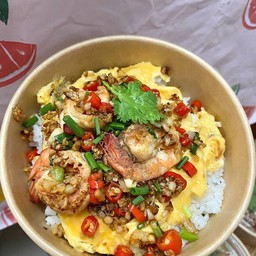 ข้าวไข่ข้นกุ้ง