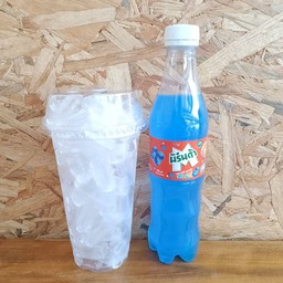 มิรินด้าบลูเบอร์รี่+น้ำแข็ง