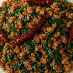 กะเพราพริกแห้ง