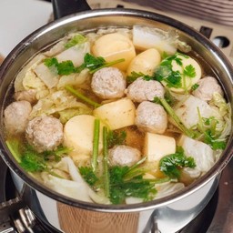 ต้มจืดเต้าหู้หมูสับ(กับข้าว)