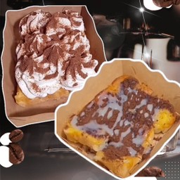 [เซตสุดฮิต] ปังปิ้ง ภูเขาไฟ + ปังปิ้งวิปครีม โอวัลติน