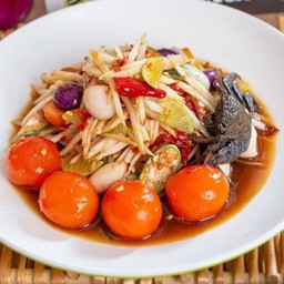 ตำไข่แดงเค็ม