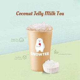 ชานมวุ้นมะพร้าวCoconut Jelly Milk Tea