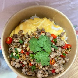 ช้าวไข่ข้นหมูสับ