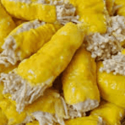 เกี๊ยวใส้เห็ดเข็มทอง 4 ชิ้น