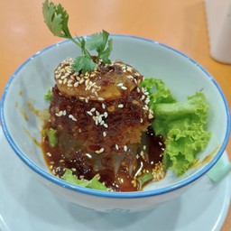 แมงกะพรุนหัวกระสุนยำน้ำมันงา