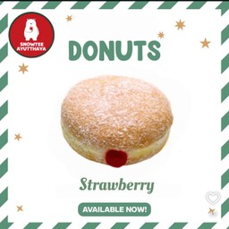 โดนัทสตอเบอรี่ไอซิ่งStrawberry Icing Donuts