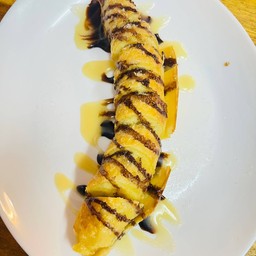 โรตีห่อกล้วยหอมช็อกโกแลต