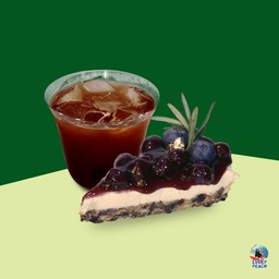 Set Coffee × Blueberry Cheese Cake