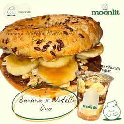 กล้วยxนูเทลล่า ดูโอ้ (เบเกิ้ล+โยเกิร์ต)