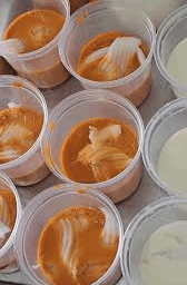 พุดดิ้งชาไทยมะพร้าวอ่อน 3 ถ้วย