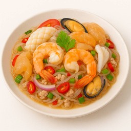 ยำวุ้นเส้นทะเล