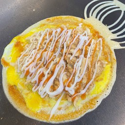 พริกเผาไข่+หมูหยอง