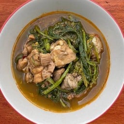 แกงผักกาดใส่ไก่