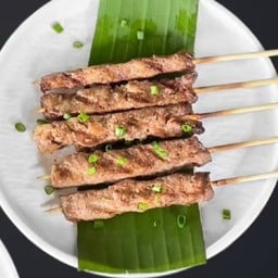 เนื้อวากิวบดเสียบไม้ย่าง (5ไม้)