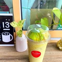 อะโวคาโด้นมสดน้ำผึ้งปั่น แก้ว22oz