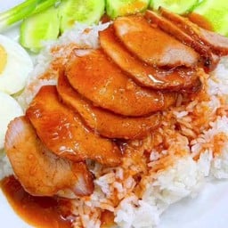 ข้าวปลาแกะ ข้าวหมูแดง&หมูกรอบ คลองหลวง21