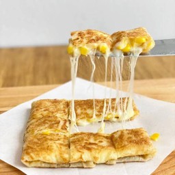 โรตีข้าวโพด+ชีส