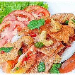 ยำหมูแผ่น