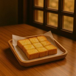 ปังปิ้ง 2 แผ่น-เนยนม