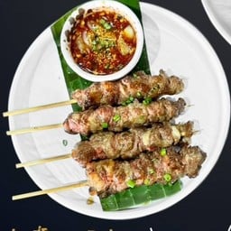 เนื้อร่องซี่โครง เสียบไม้ย่าง (4ไม้)