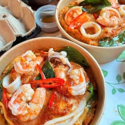 ข้าวไข่ข้นห่อหมกทะเล