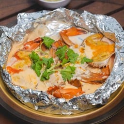 ปูไข่นึ่งนมสด