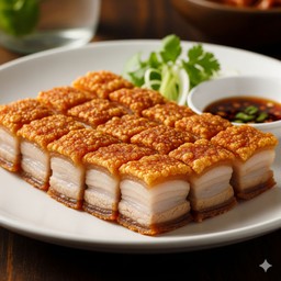 โปรเดือดหมูกรอบล้วนจานใหญ่