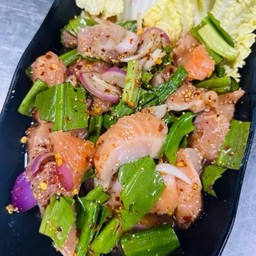 ลาบปลาแซลม่อน