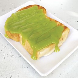 ปังปิ้งเนยนม สังขยา