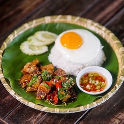 กะเพราเอ็นข้อไก่